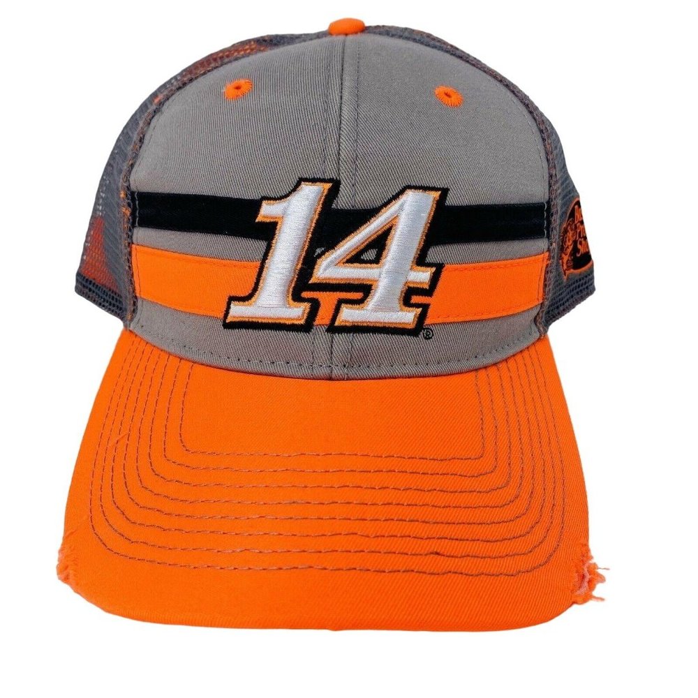 Nascar Mens Tony Stewart 14 Stewart Haas Racing Baseball Cap Hat Frayed Brim